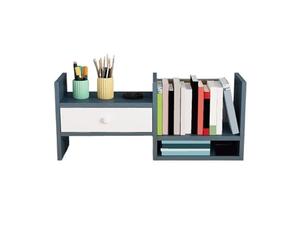 NexaGeniX Vitrina Estantería pequeña de Creatividad Minimalista, Estante Organizador Tablero Densidad for Dormitorio en casa Estante para Libros