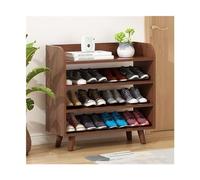 NexaGeniX Zapatero Entrada recibidor Organizador de Zapatos Madera 4/5/6 Niveles, estantes Almacenamiento Independientes for Entrada, Estante Organizador Armario Pino Duradero(83x29x80.4cm)