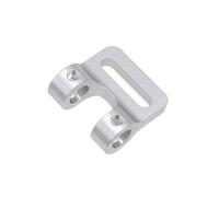 NexaPart RC Accesorios Parachoques Delantero y Trasero Modular Ajustable de Aluminio CNC for 1/10 RC Crawler LCG TRX4 SCX10 Capra Comp Builds, actualizaciones de chasis(Silver with Fairlead)