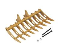 NexaPart RC Accesorios Rastrillo de Metal for Excavadora Huina, Accesorios for excavadoras DIY, Escala 1/14, RC 1580, 1550, 1592, 1593, 1594 y 1599