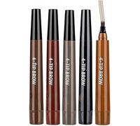 Nexavale Eyebrow,4 Tipped Precise Brow Pen,Magic Eyebrow Enhancing Pen,Magical Precise Waterproof Brow Pen,Micro Fork Tip Precise Brow Pen (mixed)
