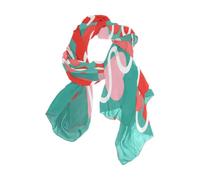 Nexawaveo Bufanda para mujer, ligera, adornada con corazón, avión, moda, pashmina, chales elegantes, Corazones Enlace Tenderly, 90x180（CM）