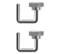 Nexbrill 2 ganchos de conexión de mesa IGT de acero inoxidable, hebilla deslizante, placa de extensión, piezas de reparación de eslabones, camping, plegable, muebles, senderismo, 4 x 4 cm