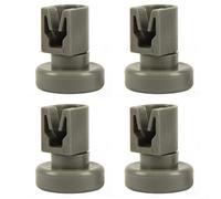Nexbrill 4 rodillos para lavavajillas Zanussi para electrolux, ruedas de repuesto de plástico de 25 x 8 mm, compatibles con modelos ESF JSI