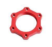 Nexbrill Adaptador de brida de freno de disco de 44/48 mm para cubos de bicicleta de montaña de 6 pernos, base de tuerca de bloqueo de aleación de aluminio endurecido, soporte giratorio ligero para