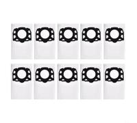 Nexbrill Bolsas para aspiradora de microfibra de 5 capas para Kärcher WD4 WD5 WD6 MV4 MV5 MV6 reutilizables no tejidas, protege el dispositivo, mejora la calidad del aire interior (10 unidades)