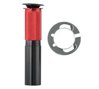 Nexbrill Compresor expansor de auriculares de bicicleta para manillar SL7, enrutamiento de cables internos, aleación de aluminio, adaptador de tubo de dirección de horquilla de 1-1/8 pulgadas, negro y