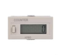 Nexbrill H7EC-BLM Contador de perforaciones electrónico Temporizador acumulado de 6 dígitos Pantalla digital para monitoreo de equipos Carcasa de plástico 48x24mm DC 6-36V AC 110-220V Módulo de