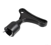 Nexbrill Herramienta de llave de extracción de picos de golf, extractor de clavos de cabeza de dos pines para tacos estándar de zapatos de golf, extractor de pernos de plástico ligero con mango cómodo