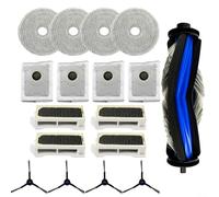 Nexbrill Kit de accesorios para aspiradora ECOVACS para deebot para mini robot aspiradora, cepillo lateral principal para fregona, bolsa de polvo, juego de filtro de bolsa de polvo, rendimiento de