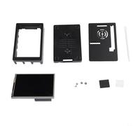Nexbrill Monitor de pantalla LCD TFT de 3.5 pulgadas, pantalla táctil resistiva de 480 x 320, con funda para Raspberry Pi 4B 3B+ 3B B+ compatible con raspbian Ubuntu Kali para Linux