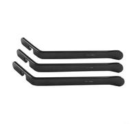 Nexbrill Palancas de metal para neumáticos de acero con gancho de radios para mantenimiento de bicicletas, barra de palanca sin esfuerzo, 12 cm, plata (plata)