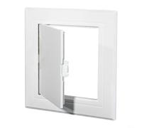Nexbrill Panel de inspección ABS para acceso a medidores y válvulas de gas de agua, puerta decorativa resistente a la humedad para pared de techo de cocina, baño, 150 x 200 mm