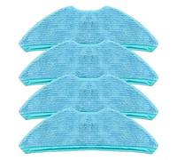 Nexbrill Paño de microfibra de repuesto para robot aspirador MEDION para X50 SW MD 2004, almohadillas de limpieza resistentes para pelo de mascotas y polvo, accesorios de piezas de repuesto fáciles de