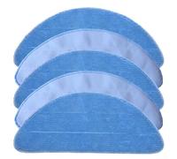 Nexbrill Paños reutilizables para robot aspirador ABIR X6 X8, almohadillas de repuesto de microfibra, fuerte absorción de agua, sin pelusas, paquete de 5 unidades, color azul, lavables a máquina, para