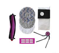 Nexbrill Piezas de aspiradora para Eureka J15 Max Ultra: cepillo lateral, filtro HEPA y juego de trapeador, materiales de alta resistencia para una limpieza eficiente de esquinas, 7 piezas