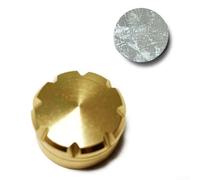 Nexbrill Pomo de freno mecánico de tensión de bobina, para DAIWA para STEEZ ALPHAS, para carretes ZILLION, tuerca de metal con junta, pieza de reparación de pesca ligera de 2 g (dorado)