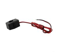 Nexbrill Sensor de transformador de corriente de abrazadera de núcleo de ferrita dividida en miniatura, con cables de baja resistencia, para pila de carga de coche, transformación de red eléctrica y