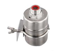 Nexbrill Válvula de bola flotante de acero inoxidable, controlador automático de nivel de agua para grifo de torre de tanque G1/2 pulgadas DN15 304, material fácil de instalar (clip lateral estrecho)