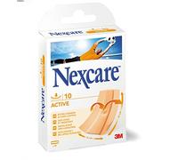 Nexcare Active Flexible Foam Tiras 6 cm x 10 cm, paquete de 10 unidades