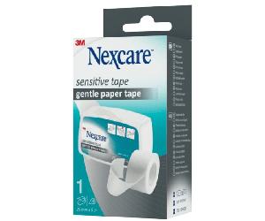 Nexcare Esparadrapo Papel con Portarrollo 2,5cm x 5m