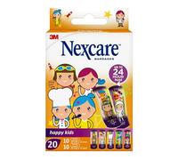 Nexcare Happy Kids Professions, Tiras Surtidas, paquete de 20 unidades