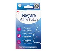 Nexcare Parches finos y transparentes para acné, 1 x 15 x 12 mm, 15 unidades