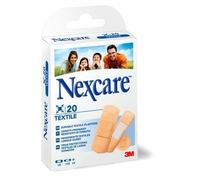 Nexcare Textile 20 Tiras Surtidas - Tiras Protectoras de Tela