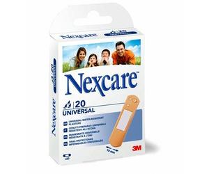 Nexcare Universal 20 Tiras Surtidas - Tiras Protectoras Impermeables