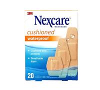 Nexcare Vendas y almohadillas impermeables acolchadas: Assorted / 20-count (Tan) / 20 contar
