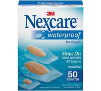 Nexcare Waterproof Bandages 50/Pkg-Assorted Sizes