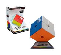 Nexcube 2x2 Clasico, El Cubo para Speedcubers. Máxima Velocidad. Sin Pegatinas. con posicionamiento preciso y Sistema de Doble Ajuste, Multicolor (64559899)