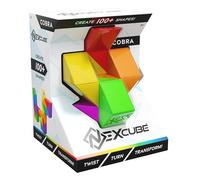 NEXCUBE COBRA - Juego De Rompecabezas Original Con Creación De Formas, Juego Para Niños Desde 6 Años, 24 Prismas De Colores, Crea Más De 100 Formas Diferentes Animales U Objetos - Juego De Reflexión