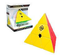 Nexcube Pyramid Forma Exclusiva. El Cubo para Speedcubers. Máxima Velocidad. Sin Pegatinas. con posicionamiento preciso y Sistema de Doble Ajuste, Multicolor (64550422)