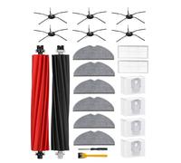 NexHarb 21 piezas de repuesto para Roborock S8 Pro Ultra accesorios 6 paños de fregado, 6 cepillos laterales, 4 bolsas para polvo, 2 filtros y cepillo principal Duoroller