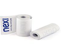 Nexi, 50 rollos de papel térmico para paquetes de rollos de papel para recibos de 57 mm x 8 m, papel térmico de 55 g, compatible con Nexi SmartPOS