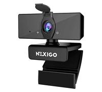 NexiGo 1080P Business Webcam with Dual Microphone & Privacy Cover, 2021 [Upgraded] USB FHD Web Computer Camera, Plug and Play, for Zoom/Skype/Teams Online Teaching, Laptop Mac PC Desktop