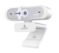 NexiGo 60FPS 1080P Webcam con Enfoque Automático, Micrófonos Duales y Cubierta de Privacidad, 2021 N660P Pro HD USB Cámara Web para PC Gaming Conferencias con Zoom Skype FaceTime Teams, Color Blanco