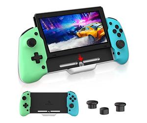NexiGo Controlador para el Modo Portátil, Controlador Ergonómico para Nintendo Switch con Giroscopio de 6 ejes, Vibración de Doble Motor, No compatible con OLED