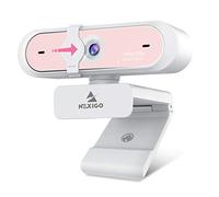 NexiGo N660P 60FPS 1080P Webcam con Enfoque Automático, Micrófonos Duales y Cubierta de Privacidad, Pro HD USB Cámara Web para PC Gaming Conferencias con Zoom Skype FaceTime Teams, Color Rosa