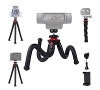 NexiGo - Trípode para cámara, teléfono y cámara web, compatible con NexiGo Logitech Webcam C920 C922 Brio iPhone/Android/cámara, Vlogging/Live Streaming (negro)