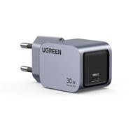 Nexode Pro 30W USB-C GaN - Cargador rápido para la UE, color gris