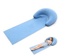 Nexoria Esterilla de playa inflable, sillón de salón, 160 x 70 cm, esterilla de playa con cojín inflable, portátil, para tomar el sol, colchoneta inflable, silla de playa con respaldo para camping