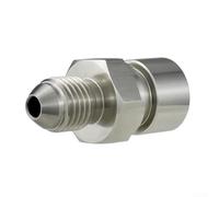 NexRen Acoplamiento de línea de freno hembra de acero inoxidable 3AN a M10x1.0 3/8-24 para instalación directa en sistemas de freno o embrague que requieren conversión AN a métrica (AN3 a M10X1.0)