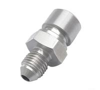 NexRen Acoplamiento de línea de freno hembra de acero inoxidable 3AN a M10x1.0 3/8-24 para instalación directa en sistemas de freno o embrague que requieren conversión AN a métrica (AN3 a 3/8-24)