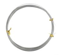 NexRen Alambre líder de pesca en agua salada fabricado con acero inoxidable 304 de 7 x 7 hebras que ofrece flexibilidad equilibrada y protección contra mordeduras (45 libras)