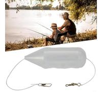 NexRen Alimentador de natación para pesca de carpas con diseño tradicional y construcción de plástico para rendimiento en fósforos (26 x 72 mm)