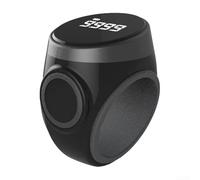 NexRen Contador de anillos digital con batería recargable, botón táctil inteligente y pantalla luminosa, con bloqueo automático de pantalla (contador negro)