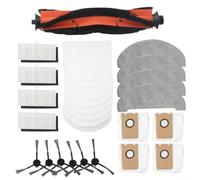 NexRen Juego de accesorios para aspiradora Imou L11-A L11, kit completo de repuesto con cepillos laterales, rodillo principal, fregonas lavables, filtros HEPA y almohadillas desechables