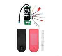 NexRen Kit de panel de instrumentos inalámbrico para Xiaomi para mi 6 Scooter eléctrico Controlador de señal de giro de aluminio Rojo (A)